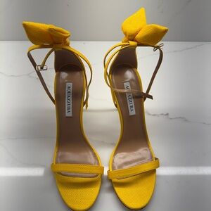 Aquazzura Women's Yellow Heels